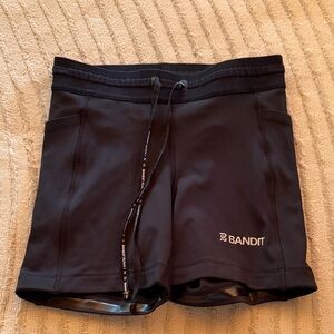Bandit Women’s Black Athletic Shorts - Drawstring Performance Fit